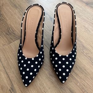 Blue and White Shoes